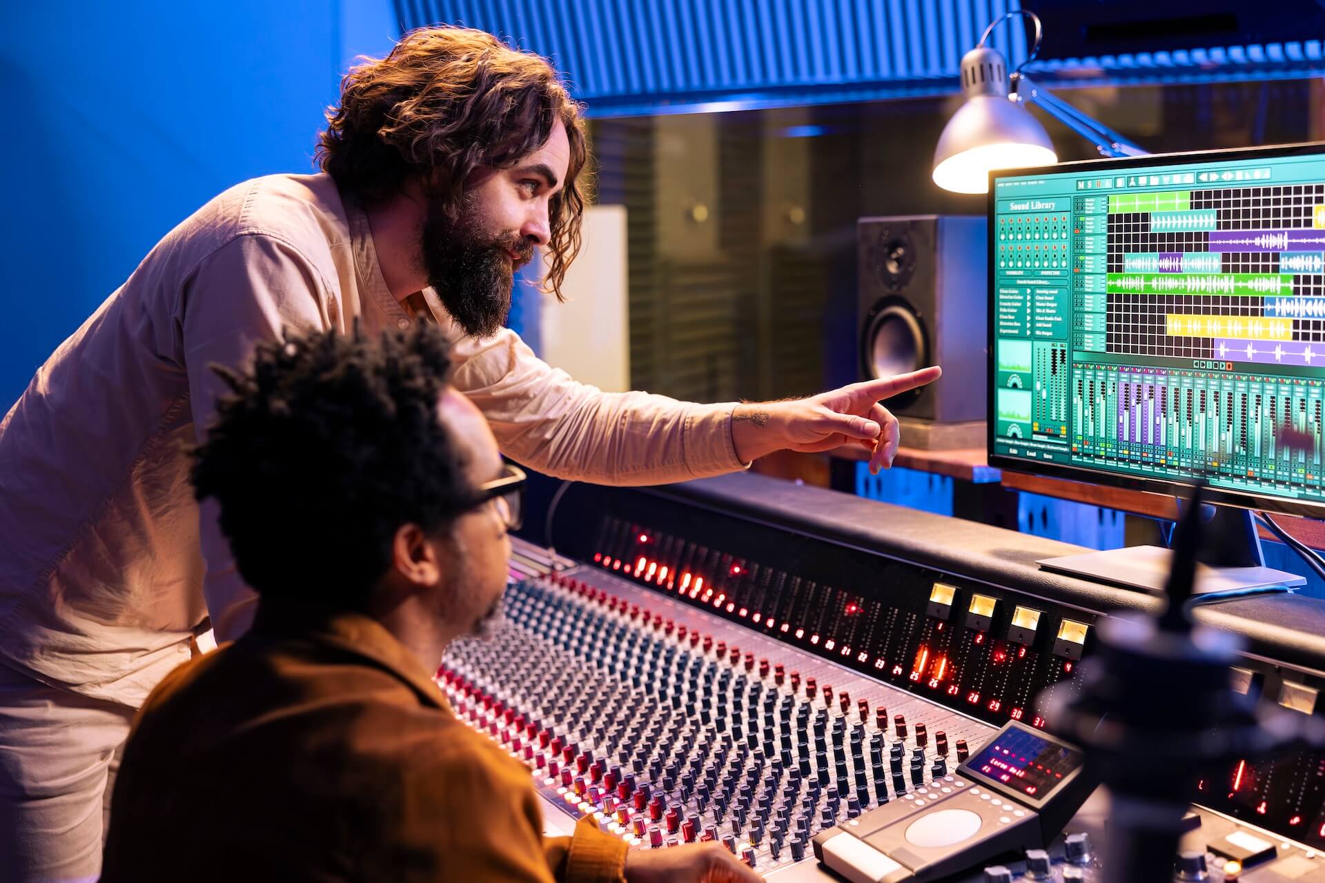 Audio production team | Featured image for the professional audio productions blog